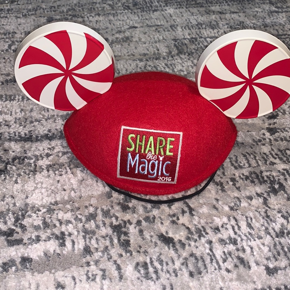 Cast Member Exclusive Holiday Mickey Ear Hat 2016